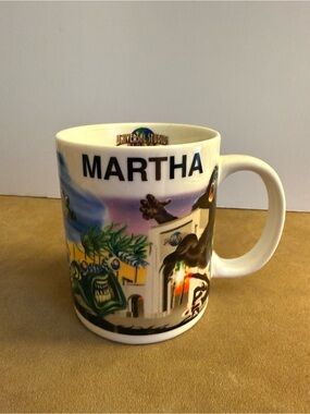Vintage Universal Studios Florida MARTHA Disaster Movie Scene Coffee Mug